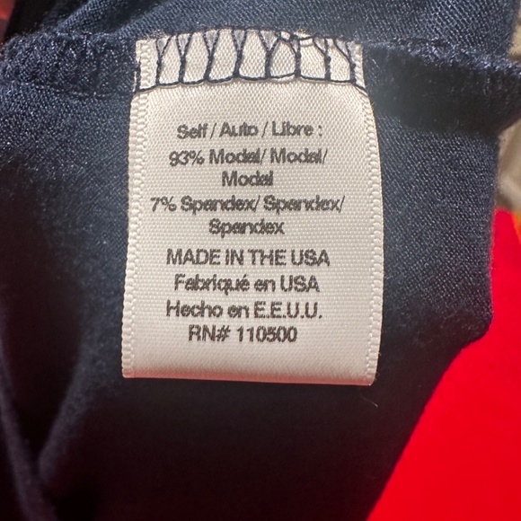 Navy Laila Jayde XLP Puff Sleeve Top - Picture 9 of 10